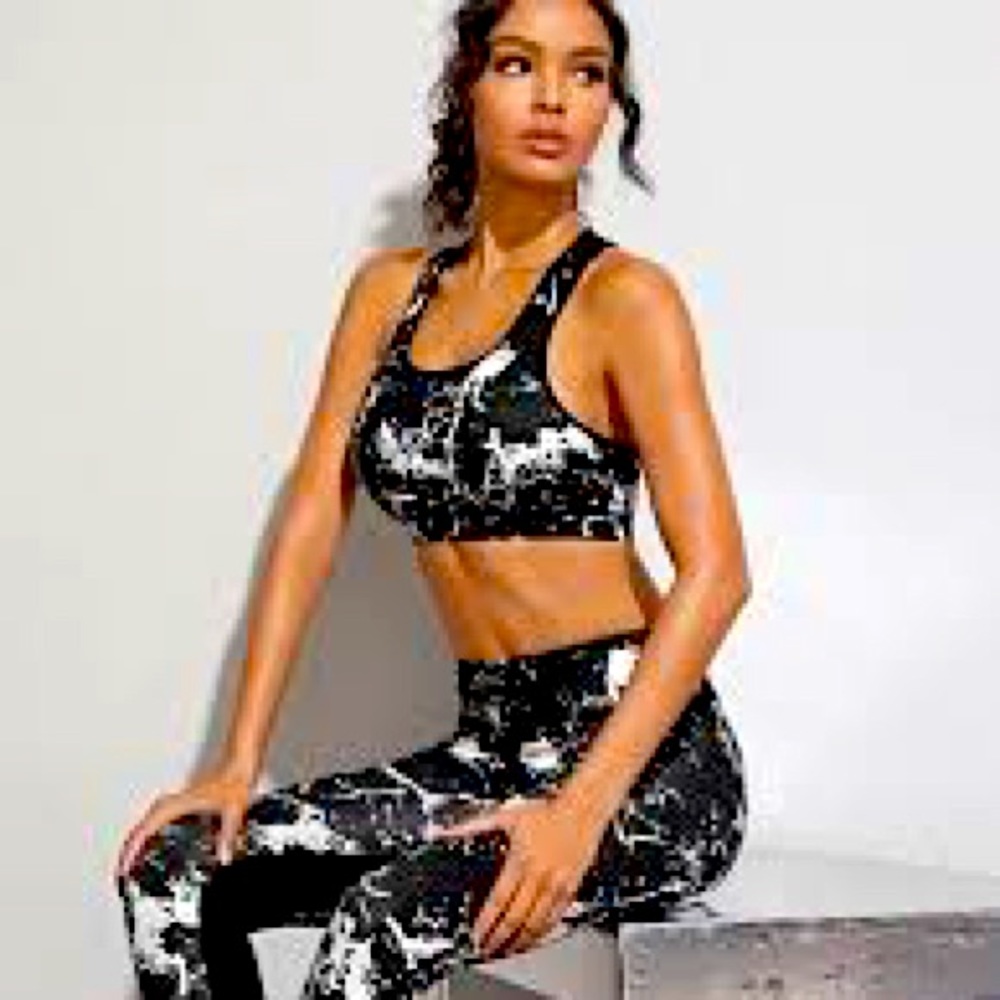 Tie dye racerback sports bra